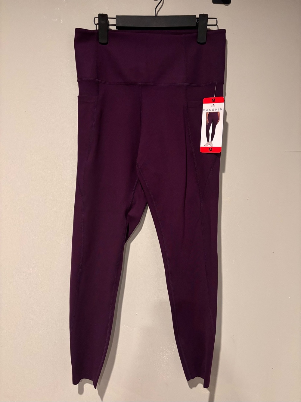 Danskin Bright Plum High-Rise Leggings